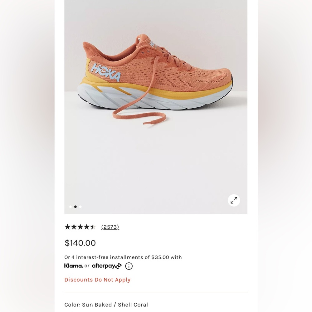 Women’s Hoka Clifton 8 Size 6